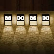 Solar Powered Wall Light – 4 Pack - Mega Cart