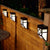 Solar Powered Wall Light – 4 Pack - Mega Cart