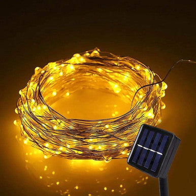 Solar-Powered Waterproof LED Fairy Lights for Garden & Patio - Mega Cart