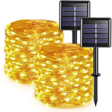 Solar-Powered Waterproof LED Fairy Lights for Garden & Patio - Mega Cart