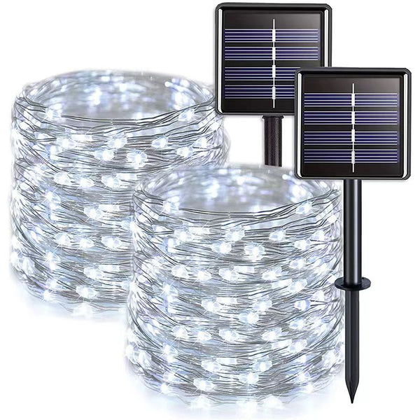 Solar-Powered Waterproof LED Fairy Lights for Garden & Patio - Mega Cart