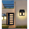 Solar-Powered Waterproof LED Wall Lamp for Outdoor Use - Mega Cart