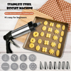Stainless Steel Cookie Press Gun Kit - Mega Cart