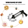 Stainless Steel Cookie Press Gun Kit - Mega Cart