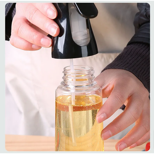 Stainless Steel Oil Spray Bottle for Cooking and Barbecue, 100ml - Mega Cart