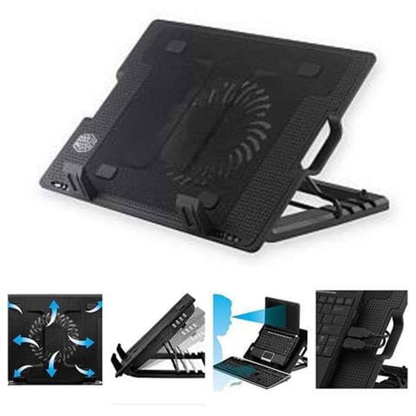 USB Powered Laptop Cooling Pad with Fan Stand