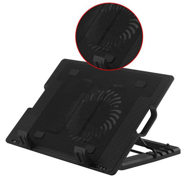 USB Powered Laptop Cooling Pad with Fan Stand