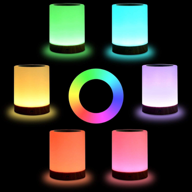 Touch-Control LED Night Light with Colour-Changing Feature - Mega Cart