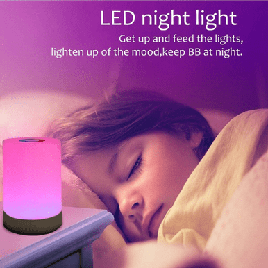 Touch-Control LED Night Light with Colour-Changing Feature - Mega Cart