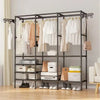 Triple Closet Rack for Space Saving Storage - Mega Cart