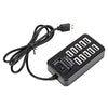 Universal 10 Port USB Hub 2.0 High Speed Hub Charger - Mega Cart