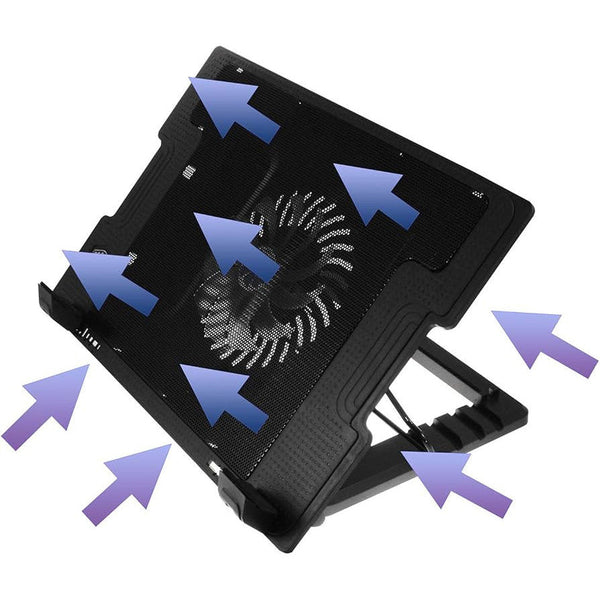 USB Powered Laptop Cooling Pad with Fan Stand