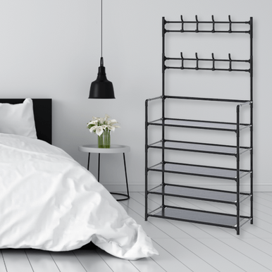 Versatile 5-Shelf Storage Rack for Home and Office Organisation - Mega Cart