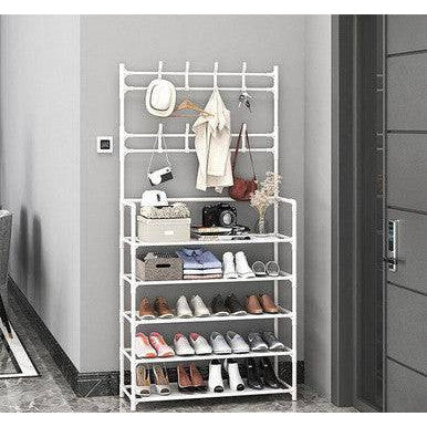 Versatile 5-Shelf Storage Rack for Home and Office Organisation - Mega Cart
