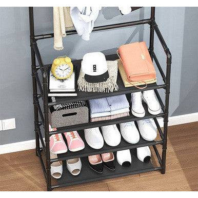 Versatile 5-Shelf Storage Rack for Home and Office Organisation - Mega Cart