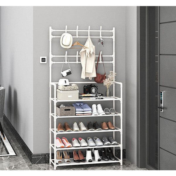 Versatile 5-Shelf Storage Rack for Home and Office Organisation - Mega Cart