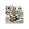 Versatile Mesh Storage Basket with Wooden Handle - Mega Cart