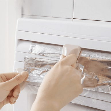 Wall-Mounted Paper Towel and Aluminium Foil Dispenser - Mega Cart