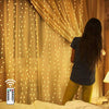 Warm White Curtain Lights 2x3m - Mega Cart
