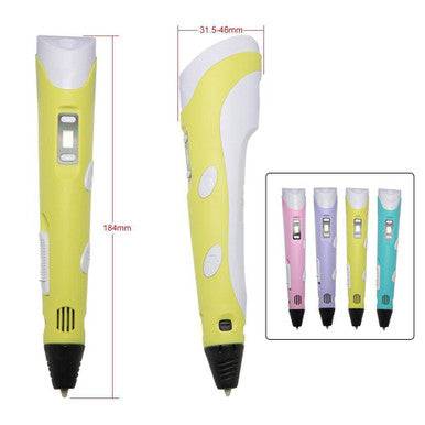 Wireless 3D Graffiti Printing Pen Set - Safe & Rechargeable - Mega Cart