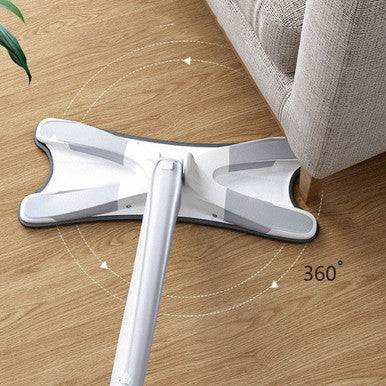 X-Type Microfibre Floor Mop with Extendable Handle and 360° Swivel - Mega Cart
