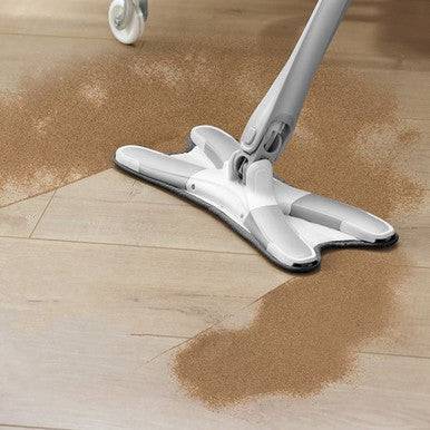 X-Type Microfibre Floor Mop with Extendable Handle and 360° Swivel - Mega Cart